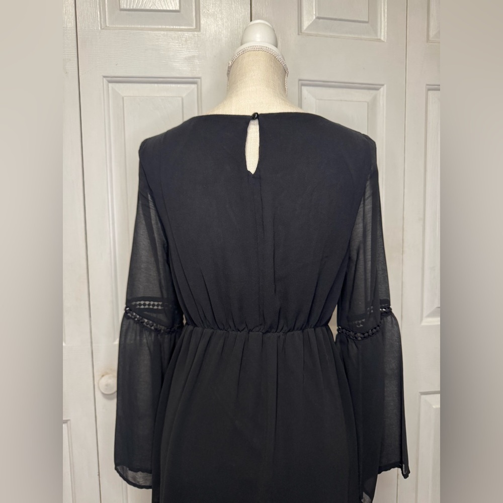 As U Wish Black Long Sleeve Dress - Picture 5 of 6